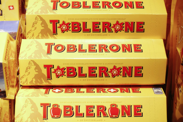 Toblerone chocolate bars are getting a new look. 
