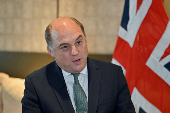 British Secretary of State for Defence Ben Wallace in Singapore on June 2.