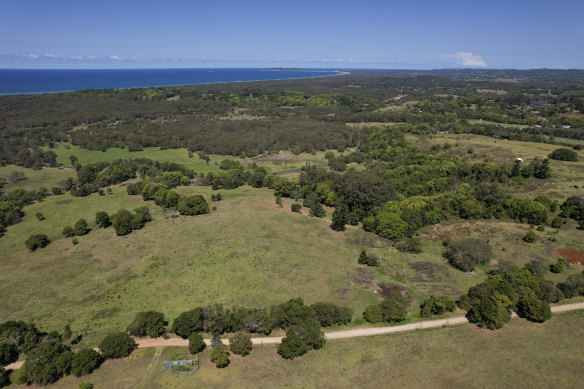 Properties on The Saddle Road enjoy views stretching from Cape Byron to Mount Warning.