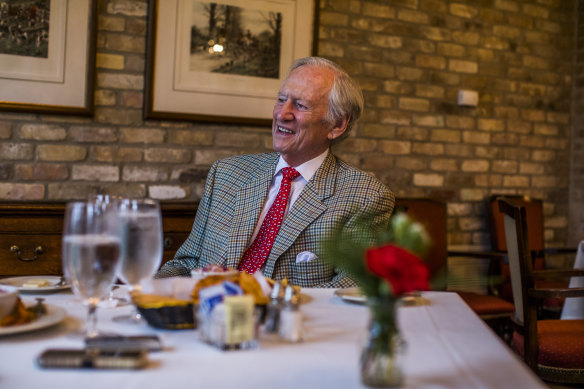 Lunch with Andrew Peacock, Dec 2017.