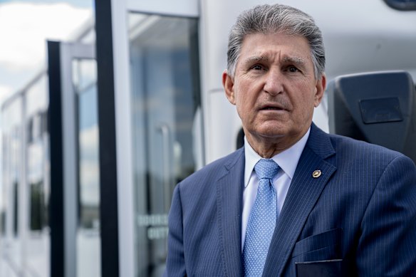 Democratic Senator Joe Manchin, from West Virginia, has baulked at his colleagues’ big-spending plans.