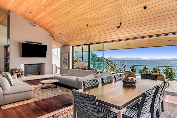 The property is perfect for entertaining with its open-plan layout and multiple leisure zones.