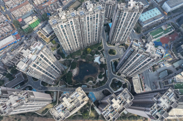 China’s property crisis is accelerating. 