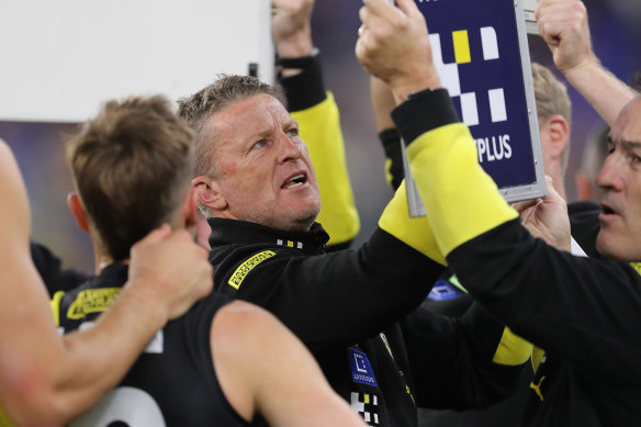 Richmond shouldn’t have to suffer because of Damien Hardwick’s success as a coach, says John Longmire.