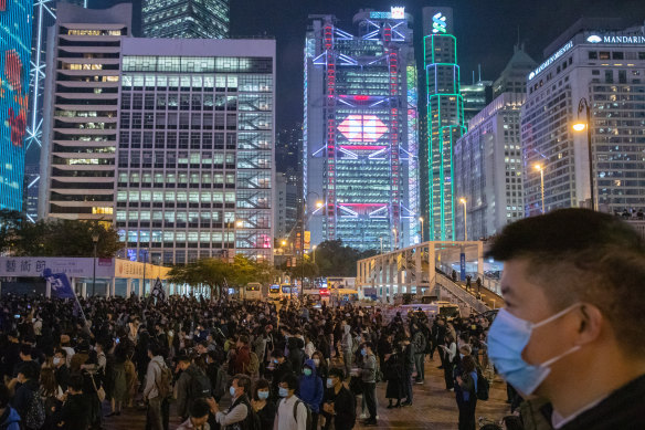 Hong Kong has been plagued by months of protests. Those protests show no sign of abating over Christmas.