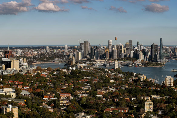 Sydney prices have climbed by 8 per cent over the past 12 months.