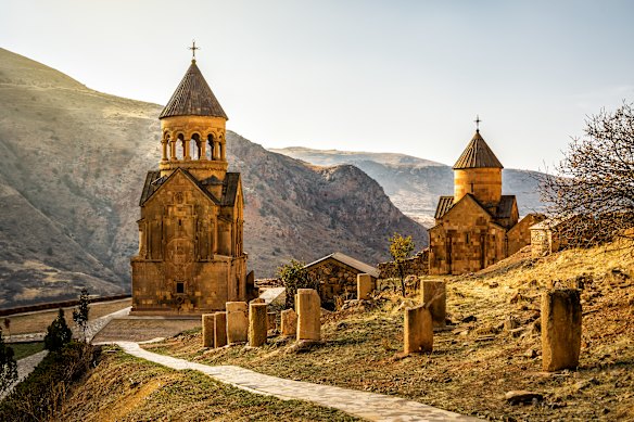 The 13th-century Noravank Monastery in Armenia.