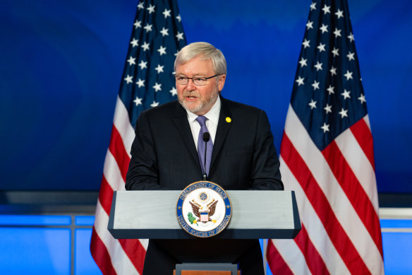 Kevin Rudd will take up a posting as Australia’s ambassador to the United States.