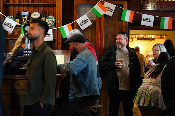 The Quiet Man on its last day of trade on St Patrick’s Day 2025.