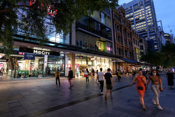 Sydney’s Pitt Street Mall is still one of the world’s most expensive strips to rent retail space.