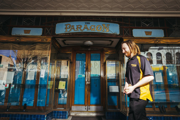 The 105-year-old Paragon Cafe is at risk of demolition by neglect, say its supporters.