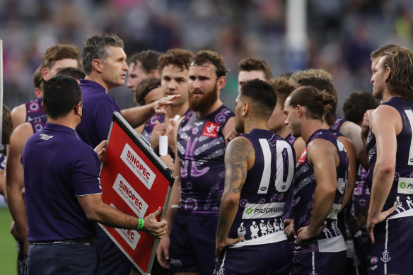 Justin Longmuir has led the Dockers well the last two seasons.