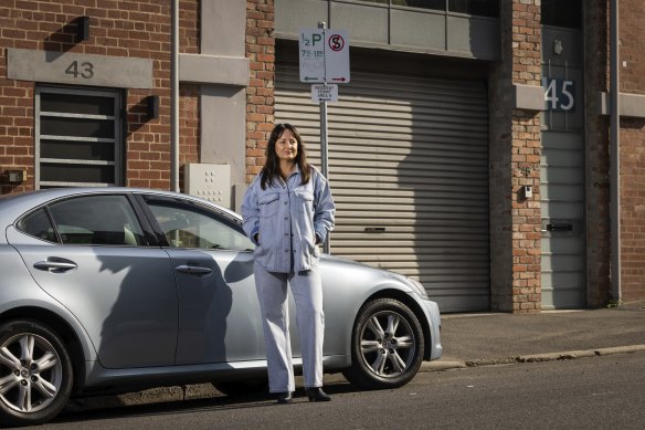 Harriet Gledhill has struggled without an assigned car space in Kensington.