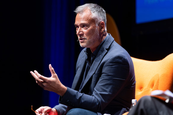 Journalist Stan Grant spoke at an event at the Sydney Writers’ Festival on May 26, 2023.
