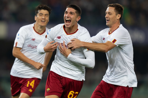 Cristian Volpato’s goal and assist for Roma heightened Australian interest in the youngster before the World Cup.