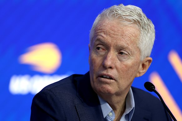 USTA chief executive Craig Tiley, who ran the Australian Open for two decades until he left earlier this year.