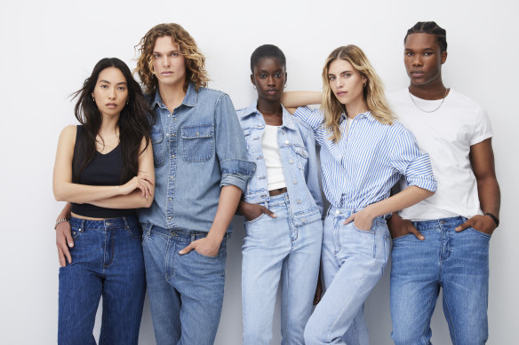 Models in the campaign for the launch of Unison, the successor to French Connection in Australia.