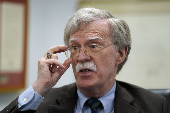 Former US national security adviser John Bolton. 