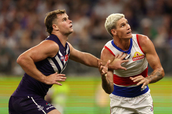 Sean Darcy has proved a valuable player in Fremantle’s ruck. But Luke Jackson has stepped up in his absence. 