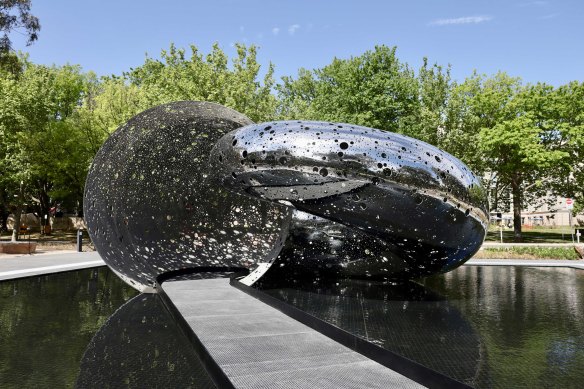 Australia’s most expensive public artwork, Ouroboros by Lindy Lee.