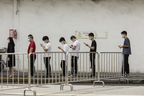 People in all 16 districts of Shanghai will need to test twice a week until November 10.