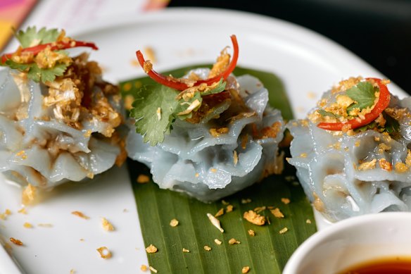 Naga Thai’s popular flower dumplings.