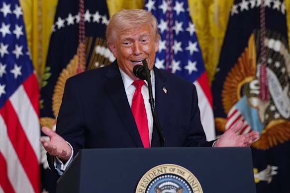 US President Donald Trump says Iran is a nation of hate and terror.