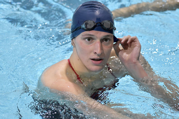 Lia Thomas became a transgender champion in US college swimming.