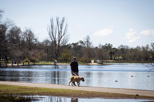 Lake Wendouree in Ballarat.