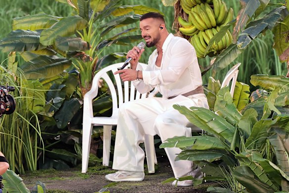 Ricky Martin foi outro convidado de destaque no show épico. 