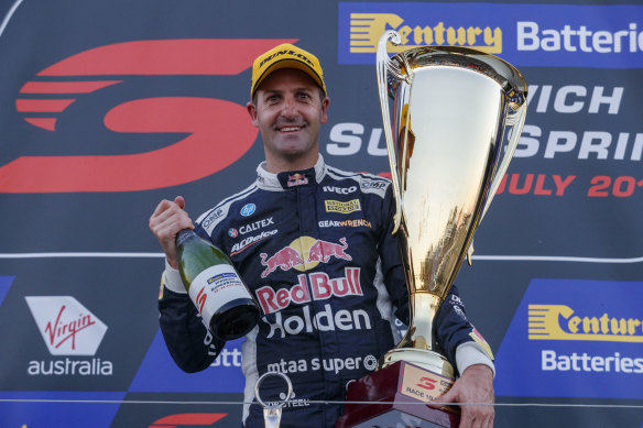 Jamie Whincup is rapt to be back on the podium after his long-awaited win in the Supercars Championship.