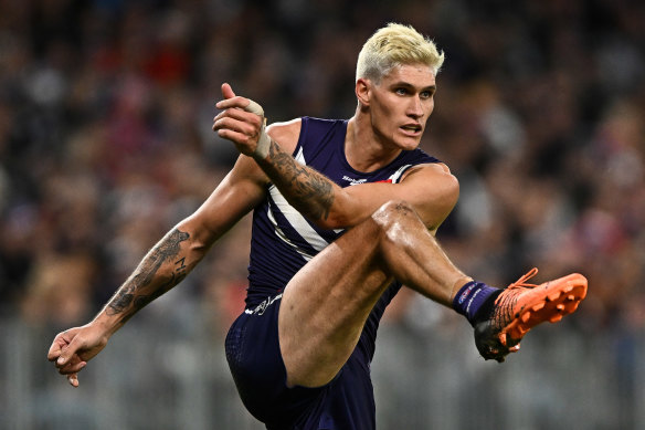 Rory Lobb, who kicked 36 goals in 2022 for the Dockers, the highest one-season tally in his career, wants to head to the Western Bulldogs.