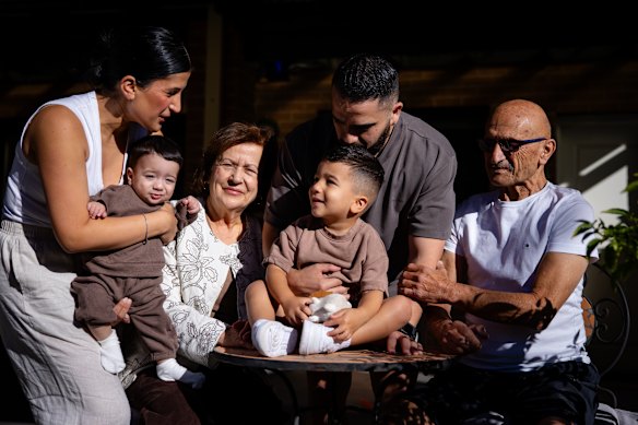 The Zeait family live with three generations under one roof.
