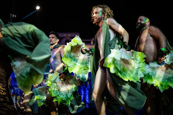 People make their way down Oxford Street.