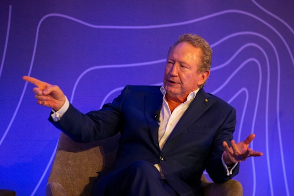 Andrew Forrest, executive chairman of Fortescue Metals Group.
