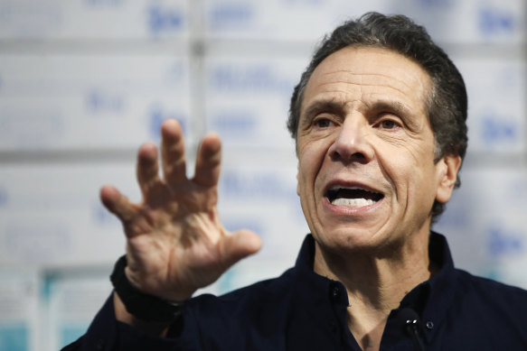 New York Governor Andrew Cuomo has been targeted on US President Donald Trump's Twitter feed.
