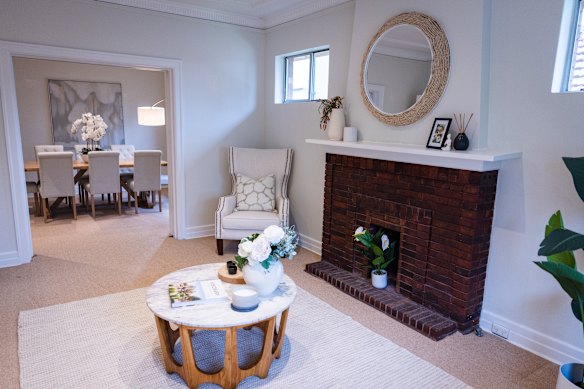 The single-level 1930s Lindfield  bungalow at 104 Bent Street.