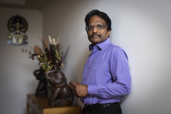 Prasannan Ponganamparambile is the head of the department of rehabilitation medicine at Latrobe Regional Hospital.