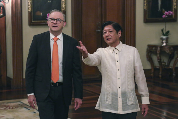 Prime Minister Anthony Albanese meets with Philippines President Ferdinand R Marcos jnr.
