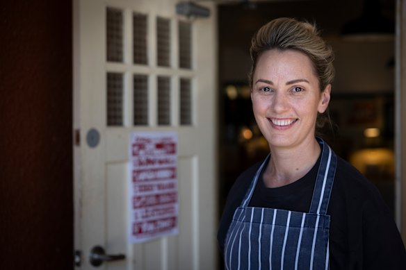 Former Good Food Guide chef of the year finalist Alanna Sapwell-Stone.