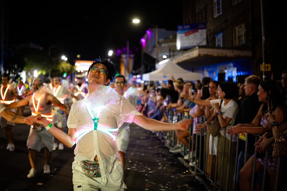 This year, about 200 floats and tens of thousands of spectators descended on Oxford Street.