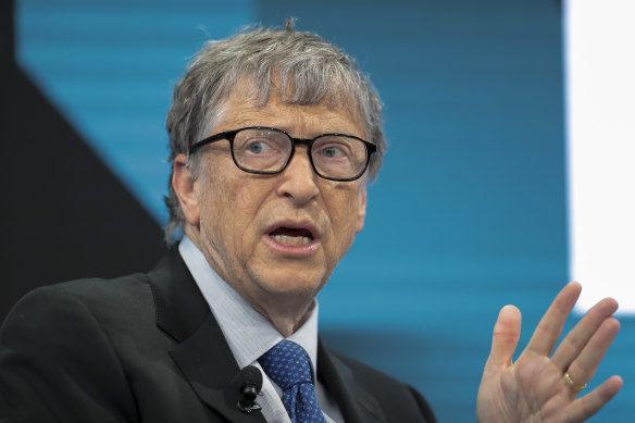 Bill Gates, pictured, said the decision to suspend funding to the World Health Organisation was "dangerous".