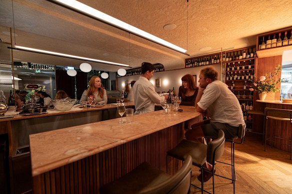 Natural wine oasis Bar Heather in the Jonson Lane precinct.