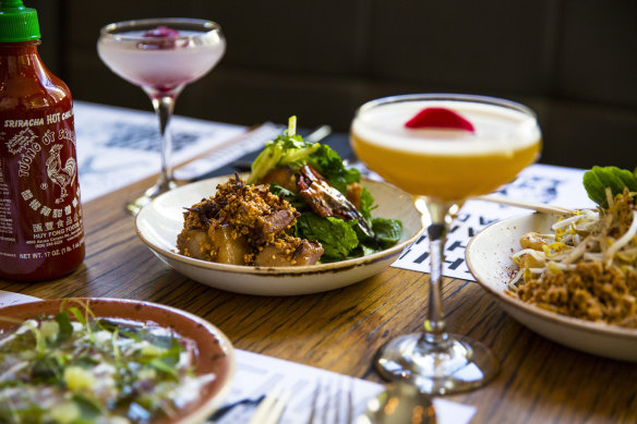 South-East Asian inspired dishes built for sharing are part of Chin Chin’s successful formula.