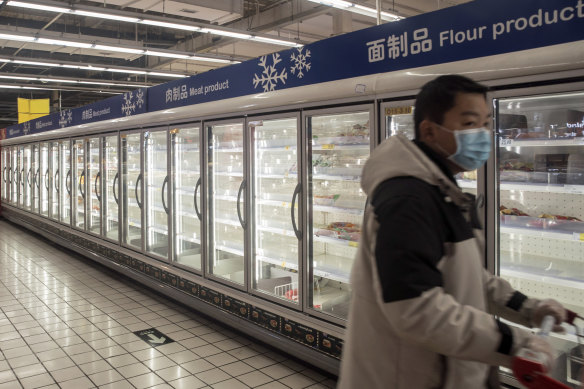 The virus has been found on shipments of frozen foods in the Chinese cities of Shenzhen and Yantai.