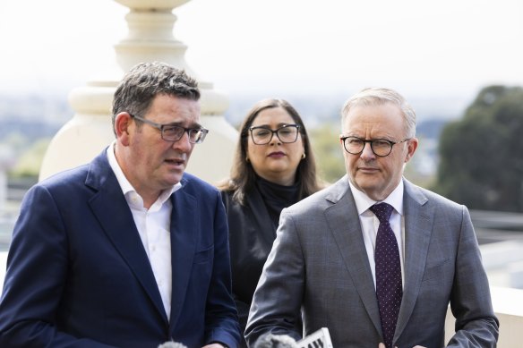 Melbourne’s house builds over the next 10 years will be informed by the plans of former premier Dan Andrews. 
