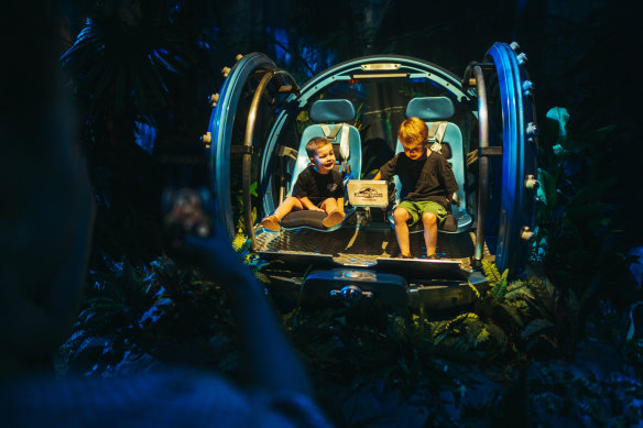 Jurassic World: The Exhibition recreates scenes from the trilogy.