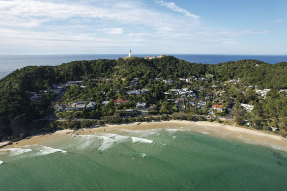 Byron Bay may still be posting declines, but it has passed its trough and is on track to improve.