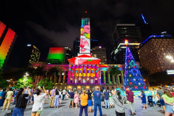 The Christmas Tree in King George Square will be lit on December 1.