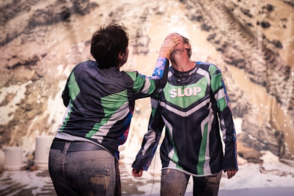 Slop is a study in leakage and excess.